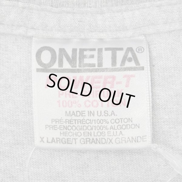 画像2: 90's walk Clarks ロゴプリントTシャツ "MADE IN USA / ONEITA body" (2)