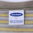 画像2: 90's OLD NAVY マルチボーダー柄 Tシャツ “OLIVE” (2)