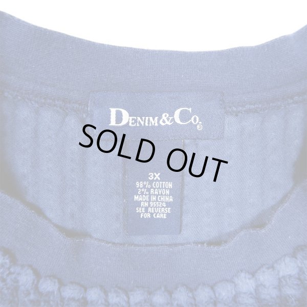 画像2: 90's DENIM & Co. 太畝コーデュロイ カットソー (2)