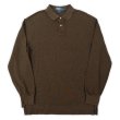 画像1: 90's Polo Ralph Lauren L/S ポロシャツ “BROWN” (1)