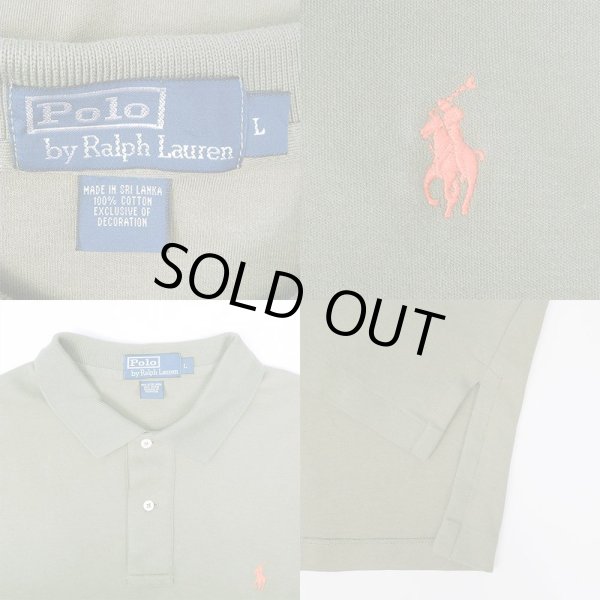 画像2: 00's Polo Ralph Lauren ポロシャツ “OLIVE GREEN” (2)