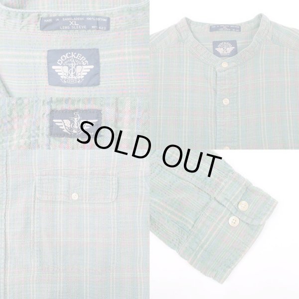 画像3: 90's DOCKERS バンドカラーシャツ (3)