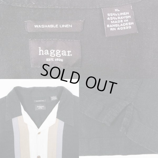 画像3: 00's Hagger S/S オープンカラーシャツ "LINEN × RAYON" (3)