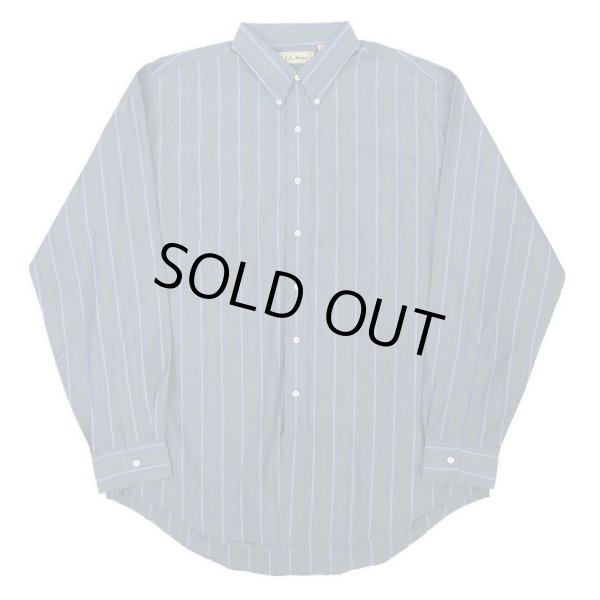 画像2: 90's L.L.Bean マルチストライプ柄 ボタンダウンシャツ “DEADSTOCK” (2)