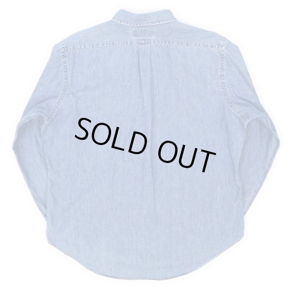 画像2: 00's Polo Ralph Lauren デニムボタンダウンシャツ (2)