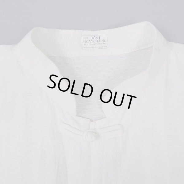 画像2: 90's HOANG LONG S/S シルクチャイナシャツ "NON WASH" (2)