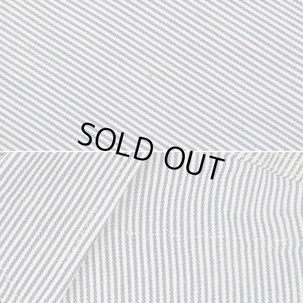 画像5: 80's FIVE BROTHER ヒッコリーストライプ柄 ワークシャツ "DEADSTOCK / 2XL" (5)