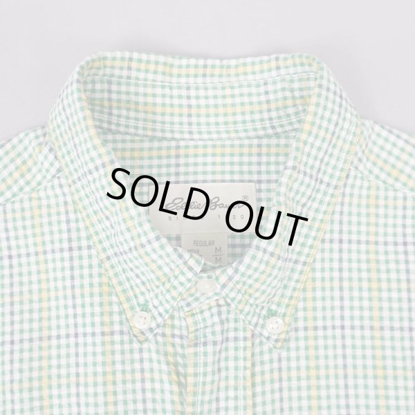 画像3: 90's Eddie Bauer S/S シアサッカー ボタンダウンシャツ "白タグ" (3)