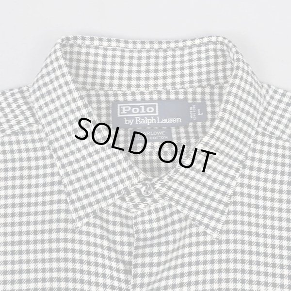 画像3: 90's Polo Ralph Lauren シェパードチェック柄 レギュラーカラーシャツ "MARLOWE" (3)