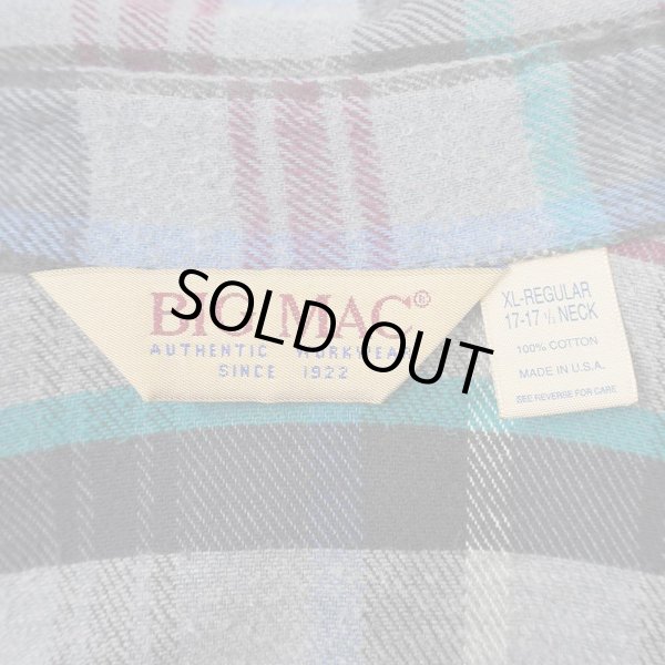 画像2: 90's BIG MAC ヘビーネルシャツ "MADE IN USA" (2)