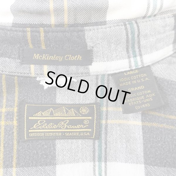 画像2: 80's Eddie Bauer コットンワークシャツ "MADE IN USA / 黒タグ" (2)