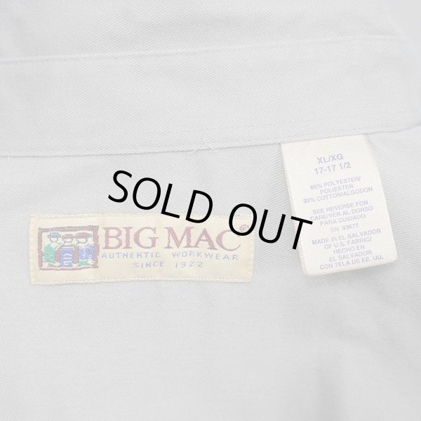 画像2: 90's BIG MAC S/S ワークシャツ "DEADSTOCK" (2)