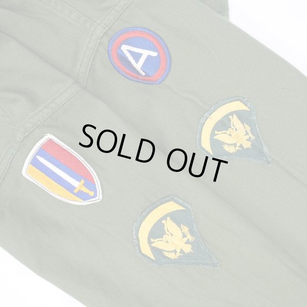 画像3: 70's US.ARMY コットンサテン ユーティリティーシャツ (3)