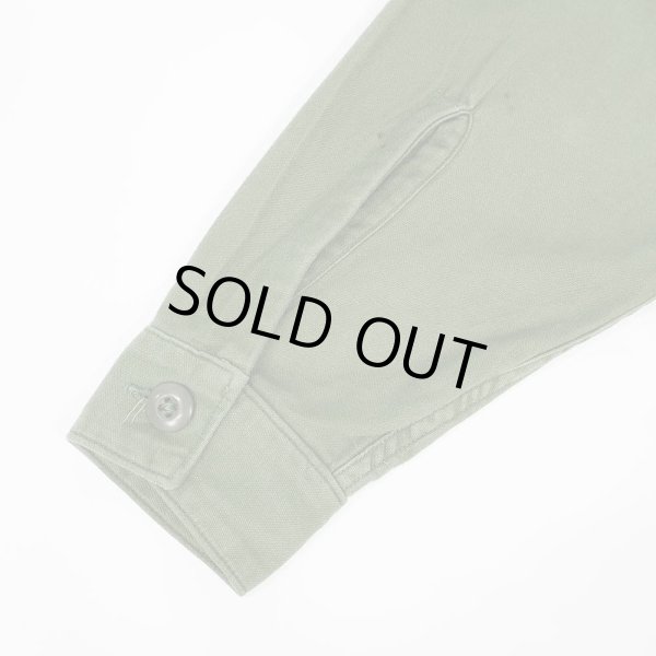 画像4: 70's US.ARMY コットンサテン ユーティリティーシャツ (4)