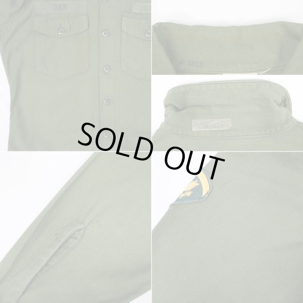 画像5: 70's US.ARMY コットンサテン ユーティリティーシャツ (5)