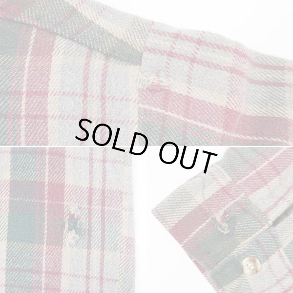 画像4: 90's FIVE BROTHER ヘビーネルシャツ “Gray Plaid” (4)