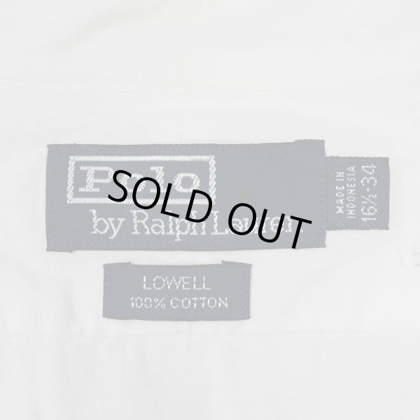 画像2: 90's Polo Ralph Lauren レギュラーカラーシャツ "LOWELL" (2)