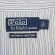 画像2: 90's Polo Ralph Lauren マルチストライプ柄 ウエスタンシャツ "AUTHENTIC WESTERN" (2)