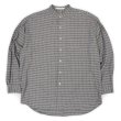 画像1: 90's PERRY ELLIS バンドカラー フランネルシャツ “MADE IN USA” (1)