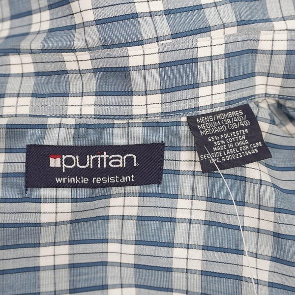 画像2: 90's Puritan S/S レギュラーカラーシャツ "DEADSTOCK" (2)
