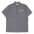 画像1: 00's BEN DAVIS S/S ハーフジップ ワークシャツ "MADE IN USA / 企業ロゴ刺繍" (1)