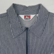 画像4: 00's BEN DAVIS S/S ハーフジップ ワークシャツ "MADE IN USA / 企業ロゴ刺繍" (4)