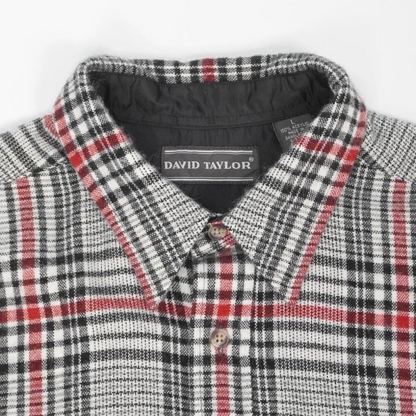 画像3: 90's DAVID TAYLOR アクリル フランネルシャツ (3)