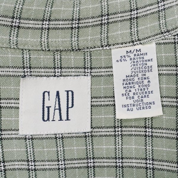 画像2: Early 00's OLD GAP ボタンダウンシャツ (2)