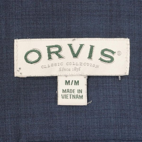 画像2: 00's ORVIS S/S レギュラーカラーシャツ (2)
