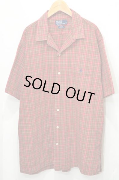 90's POLO Ralph Lauren オープンカラーシャツ “ADAMS”