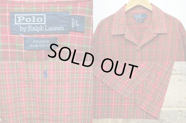 画像3: 90's POLO Ralph Lauren オープンカラーシャツ “ADAMS” (3)