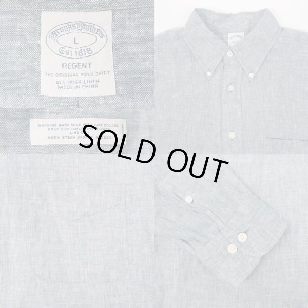 画像3: Brooks Brothers ボタンダウンシャツ “IRISH LINEN” (3)