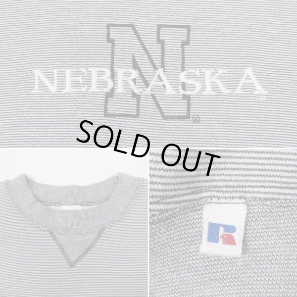 画像3: 90's RUSSELL ロゴ刺繍 スウェット "MADE IN USA" (3)