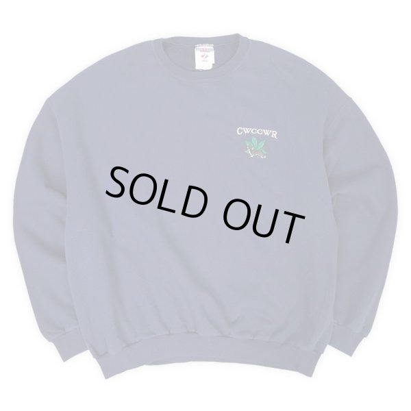 画像1: Early 00's CWCCWR ロゴ刺繍 スウェット "JERZEES body" (1)