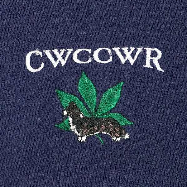 画像2: Early 00's CWCCWR ロゴ刺繍 スウェット "JERZEES body" (2)