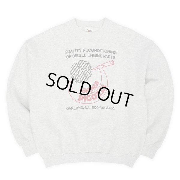 画像1: 90's WAGNER & PIGOZZI プリントスウェット "MADE IN USA" (1)