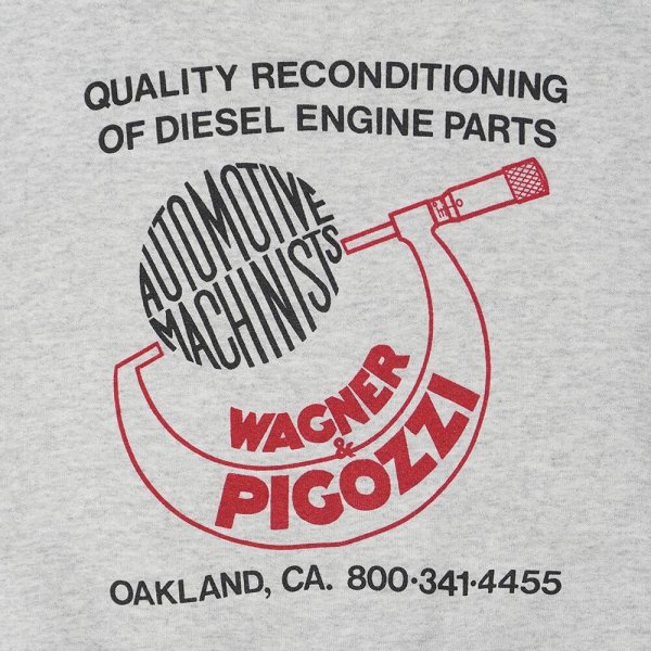 画像3: 90's WAGNER & PIGOZZI プリントスウェット "MADE IN USA" (3)