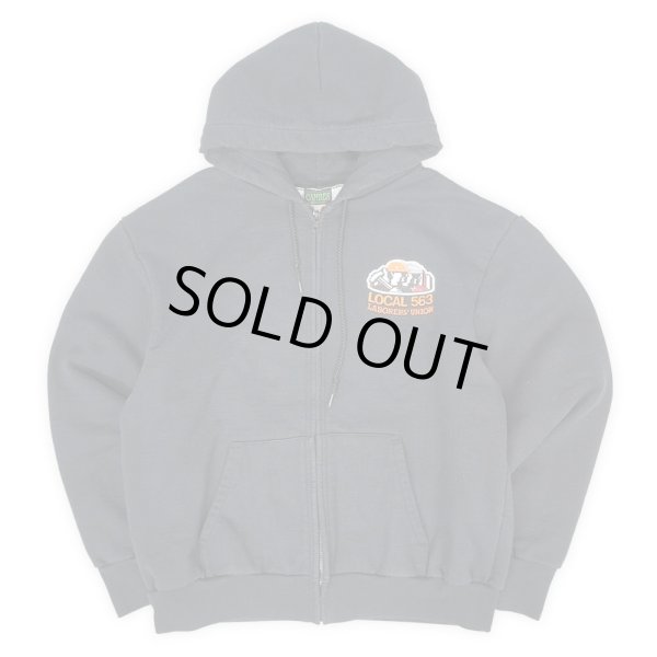 画像1: 90-00's CAMBER フルジップスウェットパーカー "Chill Buster / BLACK / MADE IN USA" (1)