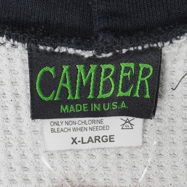 画像2: 90-00's CAMBER フルジップスウェットパーカー "Chill Buster / BLACK / MADE IN USA" (2)
