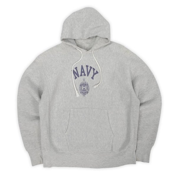 画像1: 70's Champion リバースウィーブ スウェットパーカー "NAVY / MADE IN USA" (1)