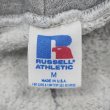 画像2: 80's RUSSELL カレッジプリント スウェットパーカー "WING FOOT / MADE IN USA" (2)