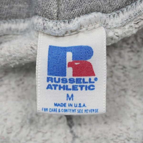 画像2: 80's RUSSELL カレッジプリント スウェットパーカー "WING FOOT / MADE IN USA" (2)