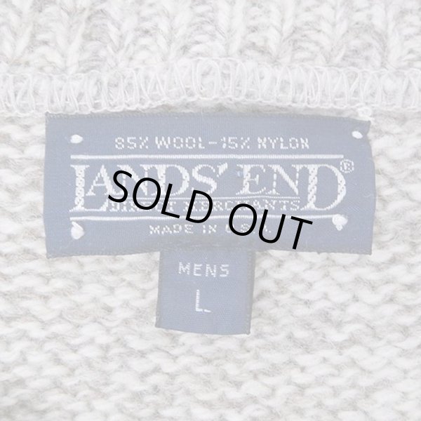 画像2: 90's LANDS' END ウールニット "MADE IN USA" (2)