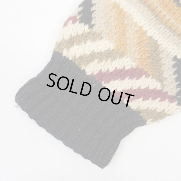 画像4: 90's NEW RIVER 総柄 シェットランドウールニット (4)