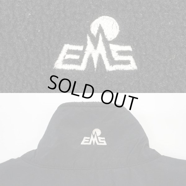 画像4: 90's EMS ナイロン切り替え フリースベスト “BLACK / POLARTEC” (4)