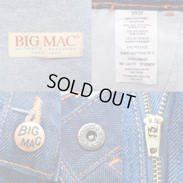 画像3: 90's BIG MAC デニムロガーパンツ "NON WASH" (3)