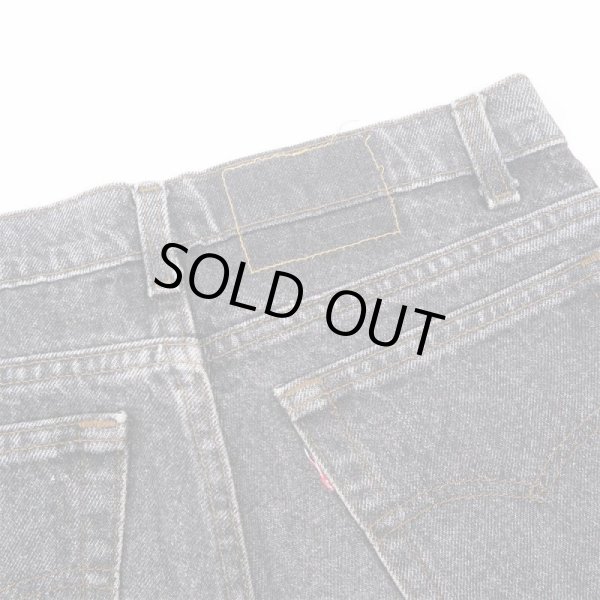 画像4: 80's Levi's 506-4858 先染め ブラックデニムパンツ “MADE IN USA" (4)