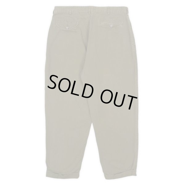 画像2: 90-00's Polo Ralph Lauren 2タック チノトラウザー "W36 L30" (2)