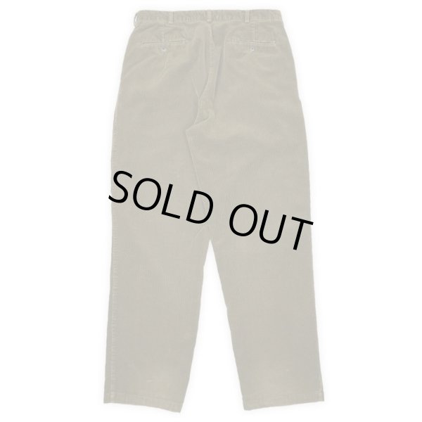 画像2: 90's Polo Ralph Lauren 2タック 太畝コーデュロイトラウザー "ANDREW PANT / BROWN" (2)