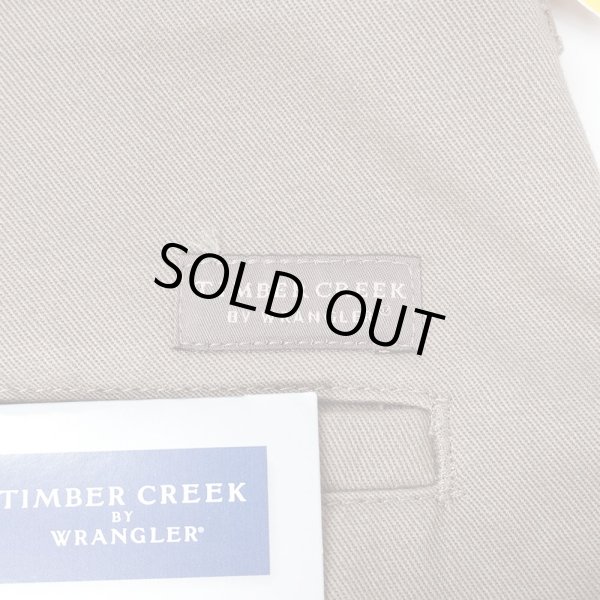 画像3: 00's Timbercreek by Wrangler 2タックチノトラウザー "GREGE / W36 L30 / DEADSTOCK" (3)